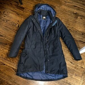 THE NORTH FACE DryVent Women's Long Puffer Jacket Fill Goose Down